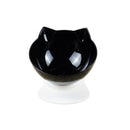 Anti-Rutsch-Katzennapf, transparent, langlebig, Doppelnäpfe für Haustiere, mit erhöhtem Ständer, für Katzen, Hundefutter, Trink- und Wassernapf, Haustierbedarf