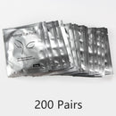 200/400 Paar Wimpernverlängerung Hydrogel Patches Wimpern unter Augenpad liefert Patches für Wimpernverlängerung Makeup Tool Aufkleber