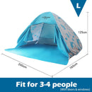 Full Automatic Camping Tent With Door Window Anti-UV Awning Tents Quick Opening Outdoor Sunshelter For 1-4 People Sunproof X147B