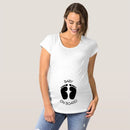 Baby printing Pregnant Women T-Shirt Funny Pregnancy Shirts for Trendy Moms Cute Pattern Print Maternity Shirt Short Sleeve Tops