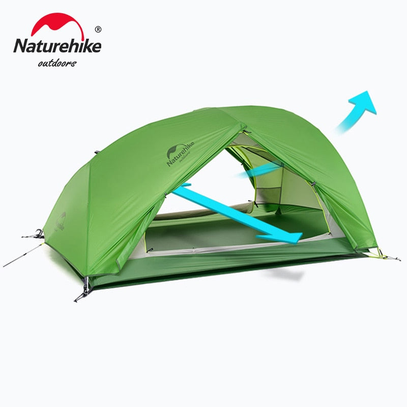 Naturehike Star River Camping Tent 2 Person Ultralight Waterproof Tent Double Layer 4 Seasons Tent Outdoor Travel Hiking Tent