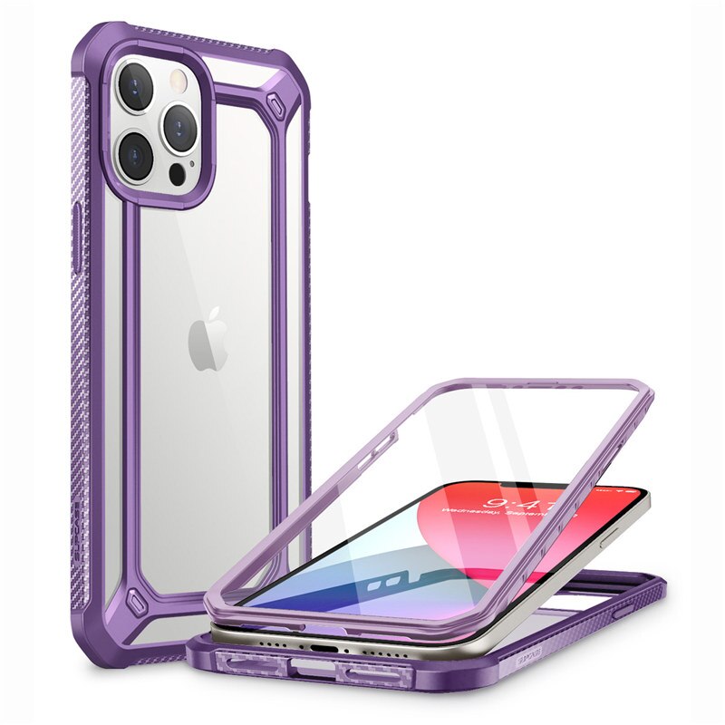 SUPCASE Für iPhone 12 Pro Max Hülle 6,7 Zoll (Release 2020) UB EXO Pro Hybrid Clear Bumper Cover MIT Eingebautem Displayschutz