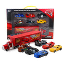 Set Disney Pixar Car 3 Lightning McQueen Jackson Storm Mack Uncle Truck 1:55 Diecast Metal Car Model Toy Boy Weihnachtsgeschenk