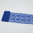 Cinta de encaje elástica de 2 yardas, adorno de flores, bordado de 150MM de ancho, adornos de tela de encaje africano para vestido de boda, manualidades de costura Diy