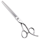 Fenice, tijeras de aseo para perros de 7 pulgadas, tijeras para perros Bichon Teddy, tijeras para adelgazar dientes sin rastro para productos para perros, tasa del 70-80%