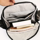 Mochila de madera con Luna para mujer, bolso de viaje negro y azul, mochila informal de lona con estampado de luna marina, mochilas escolares para chicas adolescentes