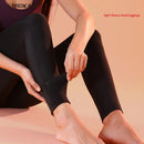 SYROKAN Thermo-Leggings mit Fleece-Futter für Damen, hoch taillierte Winter-Yogahose mit Taschen, 28 Zoll