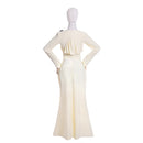 YOYOCOS Lady Dimitrescu Cosplay Costume Chatelain Alcina Biohazard Comtesse Sexy Cosplay Halloween Party Lady Vampire Necklace