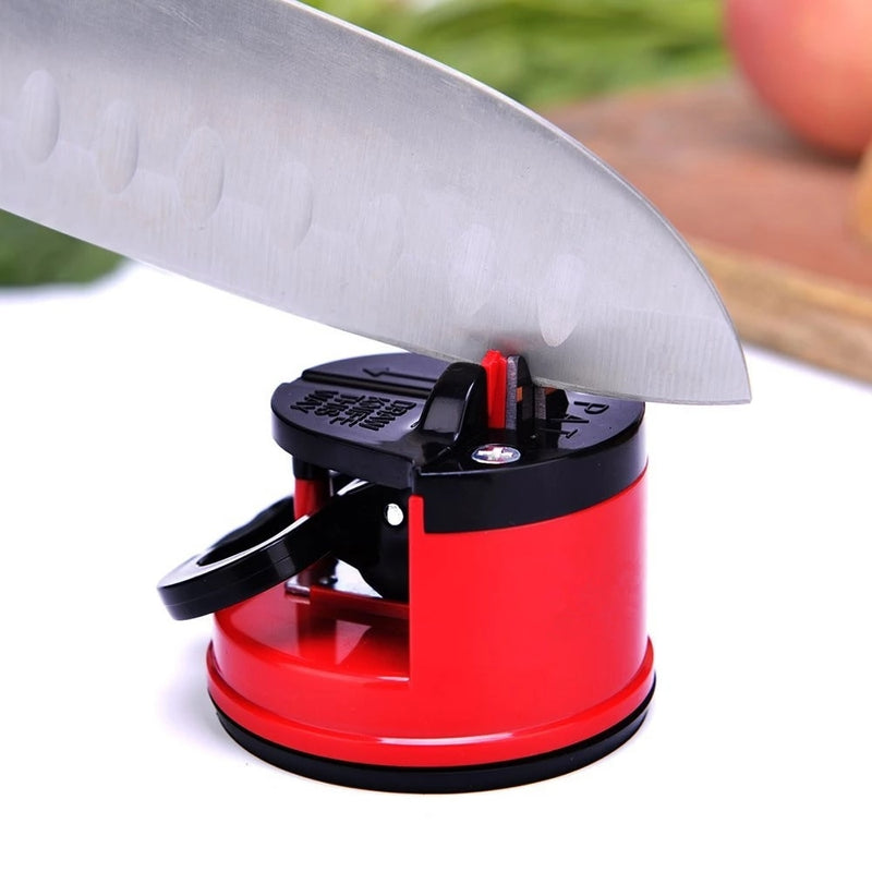 Afilador de cuchillos herramienta de afilado fácil y seguro para afilar cuchillos de Chef de cocina cuchillos de Damasco afilador de succión