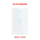 GIRIER Tuya Wifi Light Switch, Smart Touch Wall Switch EU/US Support Multi-way Control 100-240V, Works with Alexa Google Home