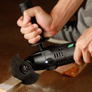 LOMVUM Power Renovator Akku-Oszillierende 12-V-Holzbearbeitungswerkzeuge Heimwerker-Oszillator Multi-Cutter Elektrische Trimmerklinge