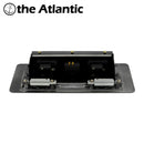 Desktop-Steckdose Tischsteckdose 2 3 DE EU FR-Steckdose mit USB-Aufladung Langsame Pop-up-Abdeckung aus schwarzer silberner Aluminiumlegierung für Besprechungsräume