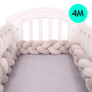 4M Baby Bett Stoßschutz Infant Wiege Kissen Kissen Zopf Knoten Stoßstange Krippe Stoßstange Tour De Lit Bebe Tresse Raumdekoration