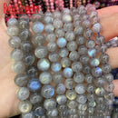 AAAAA-Qualität, natürlicher Sonnenstein, Quarz, Pfirsich, runde lose Perlen, 38,1 cm Strang, 4, 6, 8, 10, 12 mm, Auswahlgröße für Schmuckherstellung, Armband