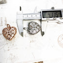 Colgante amor corazón medallón moda Glam 925 joyería de plata esterlina estilo europeo accesorios alma regalo para mujer