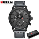 Curren Quarzuhr Männer Top-Marke Luxus Leder Herrenuhren Neue Relogio Masculino Mode Casual Sport Uhr Männer Armbanduhren