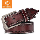 Men Genuine Leather Designer Belts Luxury Fashion Trouser Waistband Stylish Casual Belts With Black,Brown,Navy,Orange Color