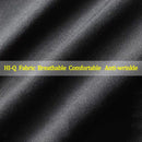 Cargohose Herren Einfarbig Schwarz Lose Lässig Jogger Tasche Elastischer Bund Knöchellange Hose Techwear