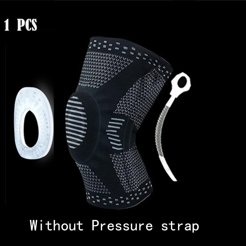 1 STÜCKE Knieschoner Kompression Fitness Knieschoner Laufen Basketball Kniestütze Sport Brace Sleeve Volleyball Patella Protect Guard