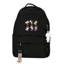 Anime Haikyuu Karasuno VBC Frauen Rucksack Kawaii Rosa Schultaschen Nylon Bookbag Cartoon Reiserucksack Kleine Schule Rugzak