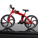 1:10 Mini Diecast Alloy Bicycle Model Metal Racing Finger Mountain bike Pocket portable simulation Collection Toys for children