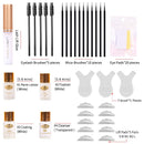 Tropfenverschiffen Schnelles Dauerwellen-Mini-Wimpern-Kit Wimpern heben Zilien bilden Dauerwelle Lifting Growth Treatments Brushes Pads Beauty Tools