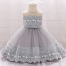 2022 Baby Mädchen Party Kleider Neugeborenes Baby Taufe Kleid Für Mädchen Geburtstag Prinzessin Kleidung Perlen Infant Hochzeitskleid