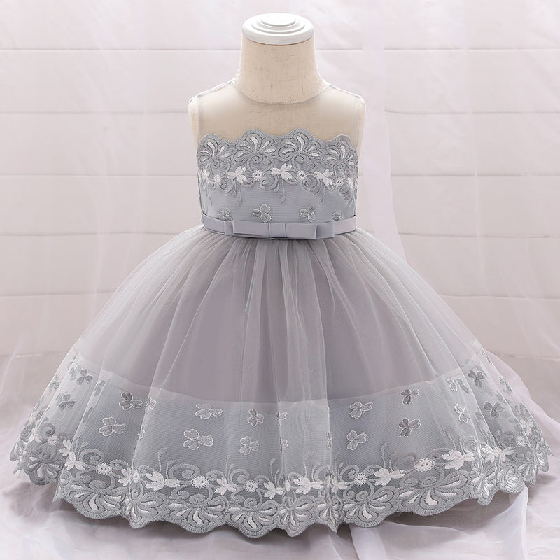 2022 Baby Mädchen Party Kleider Neugeborenes Baby Taufe Kleid Für Mädchen Geburtstag Prinzessin Kleidung Perlen Infant Hochzeitskleid