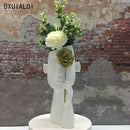 Kreative nordische Vase Dekor Kunst Wohnzimmer Weinschrank Licht Luxus Wohnkultur Schrank Couchtisch Blumenarrangement einfach