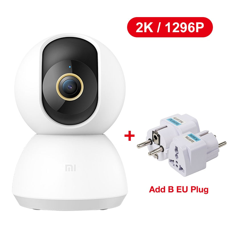 Xiaomi Mijia Smart Camera 2K 1296P HD 360 Angle WiFi Mi Home Security Indoor IP Cameras Pan-Tilt Baby Monitor Night Video Webcam