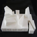 24 Stück verschiedene Größen, weißes Dreieck, Wattepad, Make-up-Schwamm, Foundation, Nass-Trocken-Verwendung, Nicht-Latex, Vitamin E, Kosmetik-Puff