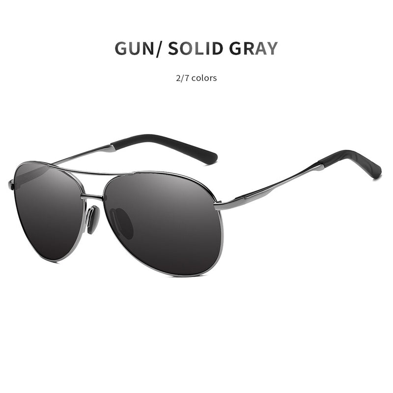 REALONE Unisex Classic Pilot Metall-Sonnenbrille für Herren Fahrende Sonnenbrille mit HD-polarisiertem Spiegel UV400-Sonnenbrille 1097