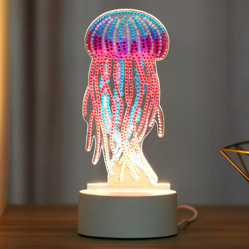 Neue Lampe DIY LED Diamant Malerei Nachtlicht Schmetterling Kreuzstich Spezielle Form Diamant Stickerei Home Hochzeitsdekoration
