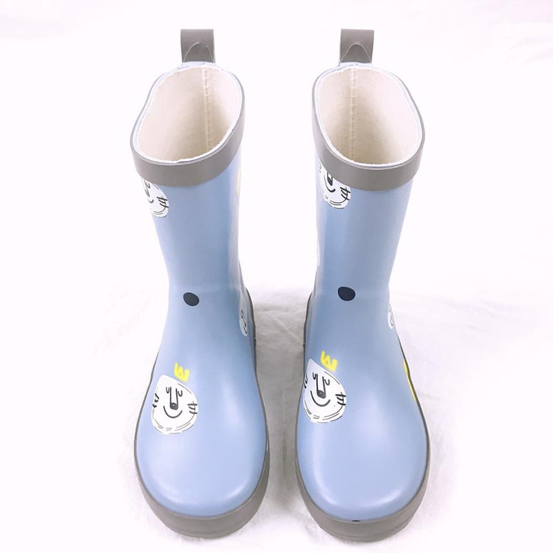 Regenschuhe Kinder Mädchen Niedlichen Cartoon gedruckt Kinder Gummistiefel Kalosze Dla Dzieci Wasserdichte Baby Wasserschuhe