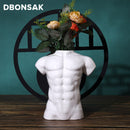 Keramik Körper Abstrakte Kunst Blumenvase Nude Männlich Weiblich Skulptur Blumenvase Hobby Mann Frau Vase Pflanzmaschine Wohnkultur