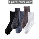 2021 Herbst Winter neue hochwertige Bio-Baumwolle Harajuku glückliche Männer Socken Kompressionssocken Herren Business Kleid lange Socke Geschenk
