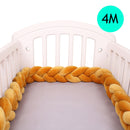 4M Baby Bett Stoßschutz Infant Wiege Kissen Kissen Zopf Knoten Stoßstange Krippe Stoßstange Tour De Lit Bebe Tresse Raumdekoration
