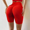 SOISOU Neue Yogahosen Strumpfhosen Frauen Nahtlose Leggings Sport Frauen Fitness Hohe Taille Push UP Sport Shorts Nylon Leggings Für Frauen