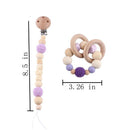 Babyspielzeug Silikonperlen Beißringe Holzringe Handgemachtes Armband Schnullerkette Clips Kinderkrankheiten Kinderwagen Glocke Babyprodukte