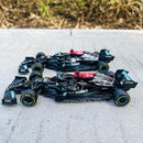 Bburago 1:43 2021 F1 Mercedes-AMG W12 44# Lewis Hamilton 77# Valtteri Bottas Formel-1-Simulationslegierung, Super-Spielzeugautomodell