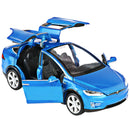 1:32 Tesla MODELL X Legierungs-Auto-Modell Diecasts u. Spielzeug-Fahrzeuge Spielzeug-Autos Freies Verschiffen-Kind spielt für Kinder Weihnachtsgeschenke Jungen-Spielzeug