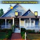 Luz Solar LED KSIJEH, lámpara Solar para exteriores, luz Solar alimentada por energía Solar, impermeable, Sensor de movimiento PIR, farola para decoración de jardín