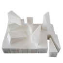 24 Stück verschiedene Größen, weißes Dreieck, Wattepad, Make-up-Schwamm, Foundation, Nass-Trocken-Verwendung, Nicht-Latex, Vitamin E, Kosmetik-Puff