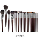 OVW Natürliches Make-up-Pinsel-Set Lidschatten-Make-up-Pinsel Ziegenhaar-Kit für Make-up Nabor Kistey Blending Pinceaux Maquillage
