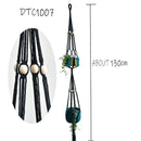 Handgefertigter Makramee-Pflanzenaufhänger, Topfschale/Topfaufhänger, Topfschale für Wanddekoration, Hof/Gartentopfschale für Pflanzen