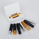 50 Teile/los 10 ml Verpackung Box Ätherisches Öl Flasche Edelstahl Roller Ball Flasche Parfüm Glasflasche Reisekosmetik