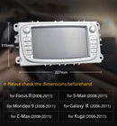 Podofo 4G HIFI Android 10 2 Din Autoradio Multimedia Video Player für Ford Focus S-Max Mondeo 9 Galaxy C-Max Navigation GPS 2din