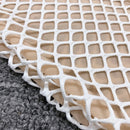 Body transparente brillante inspirado en Khloe Kardashian, cintura transparente, ojal recortado, malla ceñida a la piel, medias de red completas