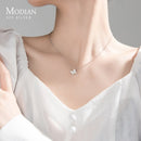 Modian 2020 Neu 925 Sterling Silber Funkelnder Zirkon Tanzender Schmetterling Kleiner Mini-Anhänger für Frauen Edlen Schmuck Geburtstagsgeschenk