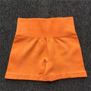 Yoga-Set Damen Ärmellos Sportanzug Workout Gym Kleidung Fitness Sport-BH Hohe Taille Shorts 2 Stück Utra Nahtlose Sportbekleidung